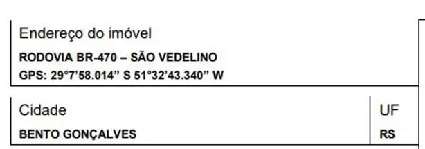 Lote/Terreno com 1 Quarto à venda, 10474m² no São Vendelino, Bento Gonçalves