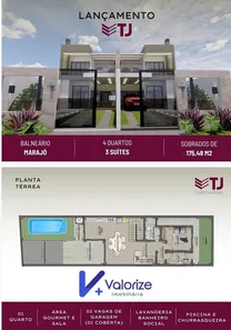 Sobrado com 4 Quartos à venda, 175m² no , Matinhos