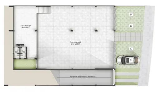Sala Comercial à venda, 312m² no Petrópolis, Caxias do Sul
