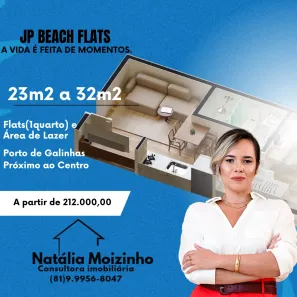 Flat com 1 Quarto à venda, 23m² no Porto de Galinhas, Ipojuca