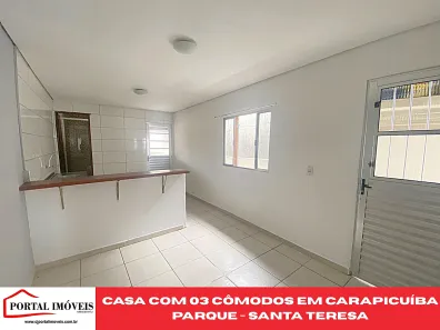 Casa com 1 Quarto para alugar, 60m² no Parque Santa Teresa, Carapicuíba