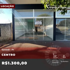 Sala Comercial para alugar, 40m² no Centro, Sarandi
