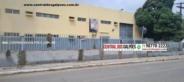 Galpão/Depósito/Armazém para alugar, 1500m² no Fazenda Grande do Retiro, Salvador
