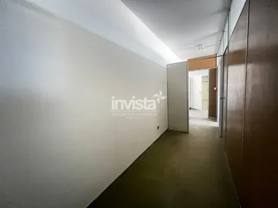Sala Comercial para alugar, 142m² no Gonzaga, Santos