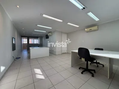 Sala Comercial para alugar, 79m² no Vila Belmiro, Santos