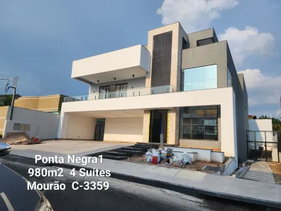 Casa de Condomínio com 4 Quartos à venda, 980m² no Ponta Negra, Manaus