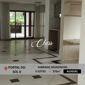 Apartamento com 4 Quartos para alugar, 272m² no Loteamento Portal do Sol I, Goiânia