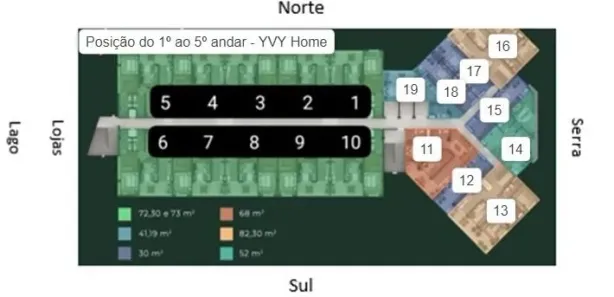 Apartamento com 2 Quartos à venda, 72m² no Graciosa - Orla 14, Palmas