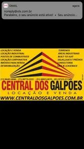 Galpão/Depósito/Armazém para alugar, 550m² no Porto Seco Pirajá, Salvador