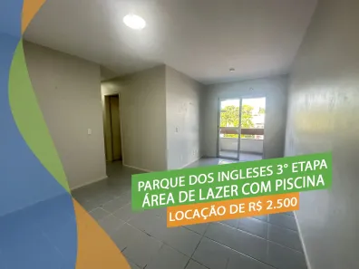 Apartamento com 3 Quartos para alugar, 75m² no Chapada, Manaus