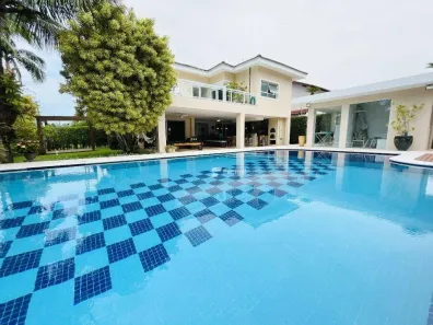 Casa de Condomínio com 5 Quartos à venda, 600m² no Enseada, Guarujá