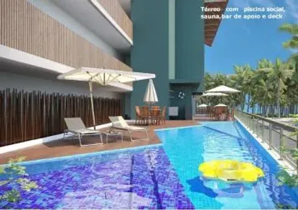 Apartamento com 1 Quarto à venda, 29m² no Enseadinha, Ipojuca
