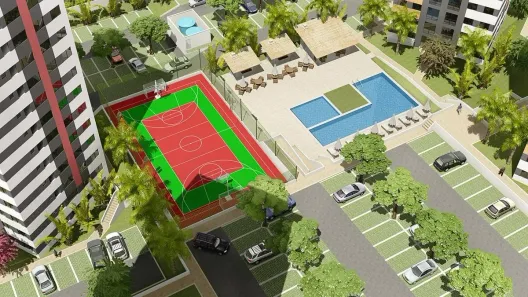 Apartamento com 2 Quartos para venda ou aluguel, 52m² no Pitimbu, Natal