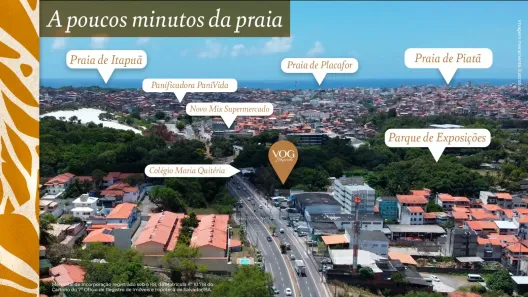 Apartamento com 3 Quartos à venda, 42m² no Itapuã, Salvador