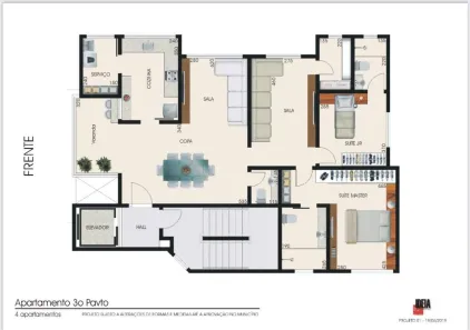 Apartamento com 3 Quartos à venda, 108m² no Carmo, Belo Horizonte