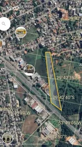 Lote/Terreno à venda, 19408m² no Uglione, Santa Maria