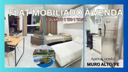 Flat com 1 Quarto à venda, 33m² no Porto de Galinhas, Ipojuca