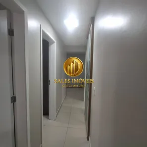 Apartamento com 3 Quartos para alugar, 80m² no Ponta Negra, Manaus