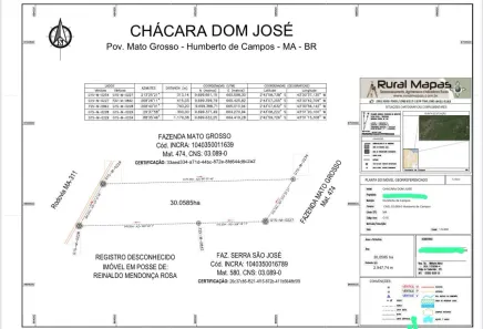 Lote/Terreno à venda, 300000m² no , Humberto de Campos