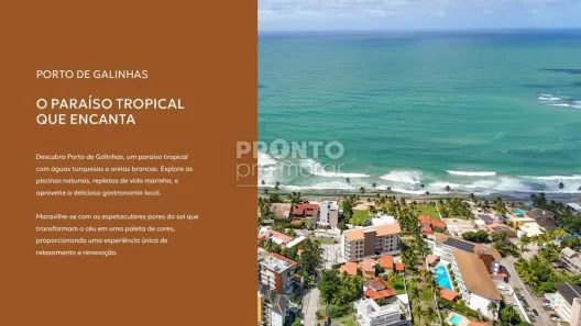 Flat com 1 Quarto à venda, 18m² no Centro, Ipojuca