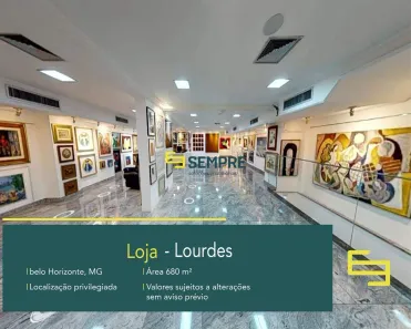 Ponto Comercial para alugar, 680m² no Lourdes, Belo Horizonte
