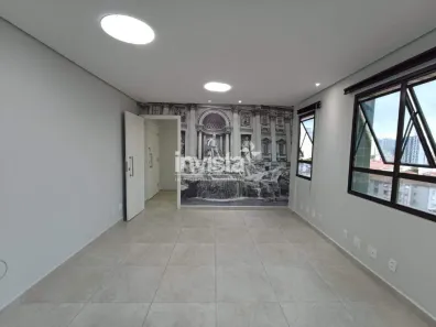 Sala Comercial para alugar, 46m² no Macuco, Santos