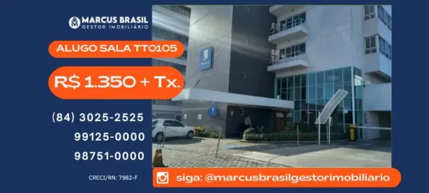 Sala Comercial para alugar, 31m² no Lagoa Nova, Natal