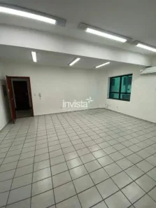 Sala Comercial para alugar, 67m² no Macuco, Santos
