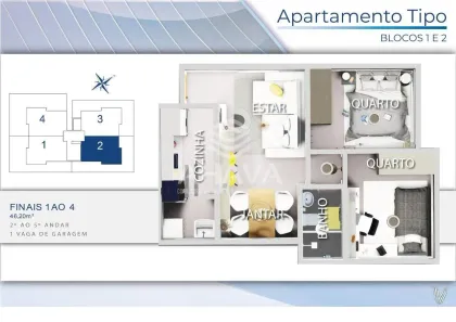 Cobertura com 2 Quartos à venda, 90m² no Minaslândia (P Maio), Belo Horizonte