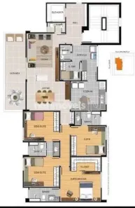 Apartamento com 4 Quartos à venda, 140m² no Caiçara-Adelaide, Belo Horizonte