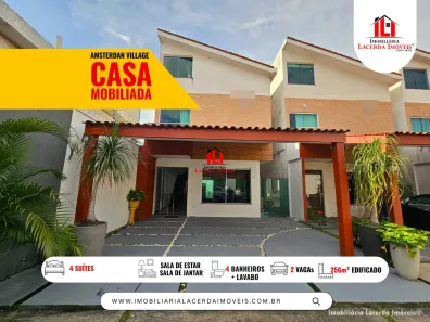 Casa de Condomínio com 4 Quartos para venda ou aluguel, 256m² no Flores, Manaus