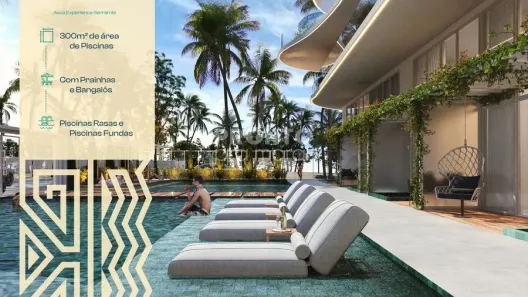 Flat com 1 Quarto à venda, 26m² no Maracaipe, Ipojuca