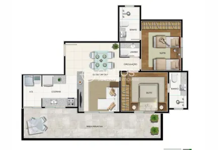 Apartamento com 2 Quartos à venda, 72m² no Cruzeiro, Belo Horizonte