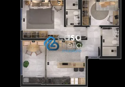 Flat com 1 Quarto à venda, 37m² no Graciosa - Orla 14, Palmas