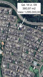 Lote/Terreno à venda, 380m² no Jardins Valência, Goiânia
