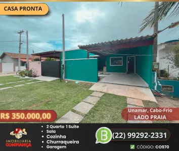 Casa de Condomínio com 2 Quartos à venda, 99m² no Santa Margarida I (Tamoios), Cabo Frio