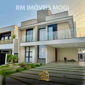 Casa de Condomínio com 4 Quartos para venda ou aluguel, 206m² no Vila Mogilar, Mogi das Cruzes