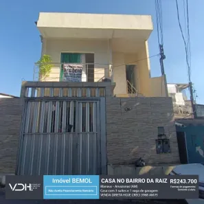Sobrado com 3 Quartos à venda, 98m² no Raiz, Manaus