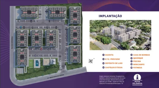 Apartamento com 2 Quartos à venda, 43m² no Marapicu, Nova Iguaçu