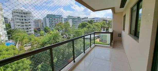 Apartamento com 3 Quartos para alugar, 98m² no Anil, Rio de Janeiro