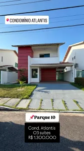 Casa de Condomínio com 3 Quartos à venda, 173m² no Parque 10 de Novembro, Manaus