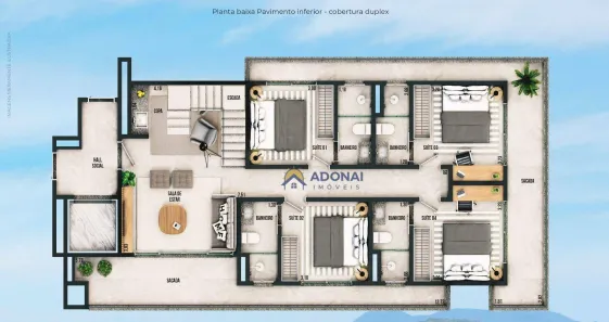 Cobertura com 4 Quartos à venda, 314m² no Guaratuba, Guaratuba