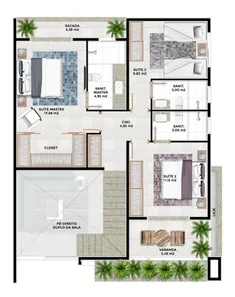 Casa de Condomínio com 4 Quartos à venda, 186m² no Buraquinho, Lauro de Freitas