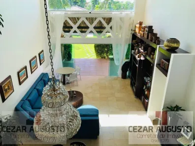 Casa com 5 Quartos para venda ou aluguel, 600m² no Interlagos (Abrantes), Camaçari
