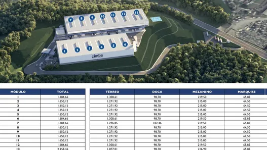 Galpão/Depósito/Armazém para alugar, 1650m² no Centro, Araçariguama