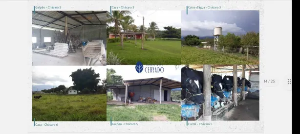 Fazenda/Sítio com 2 Quartos à venda, 450m² no , Gameleira de Goiás