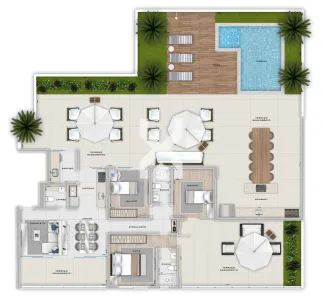 Apartamento com 3 Quartos à venda, 334m² no Cruzeiro, Belo Horizonte