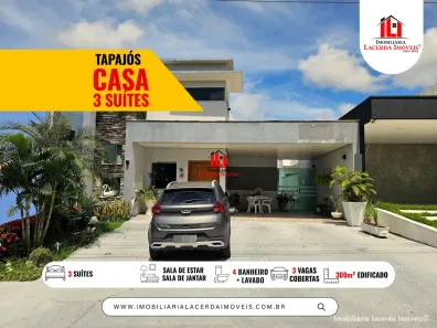 Casa de Condomínio com 3 Quartos à venda, 300m² no Tarumã, Manaus