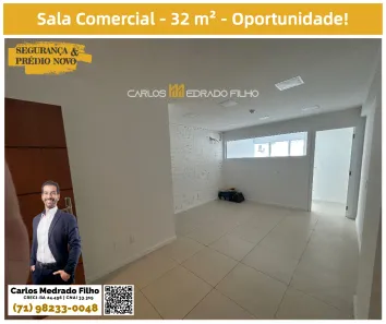 Sala Comercial para alugar, 32m² no Rio Vermelho, Salvador