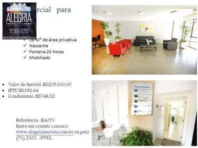 Sala Comercial à venda, 28m² no Pituba, Salvador